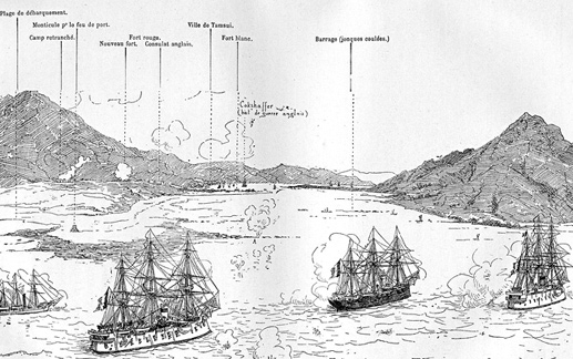 Bataille de TAMSUI et Blocus naval du 2 octobre 1884