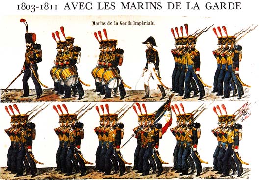1803-1811 AVEC LES MARINS DE LA GARDE