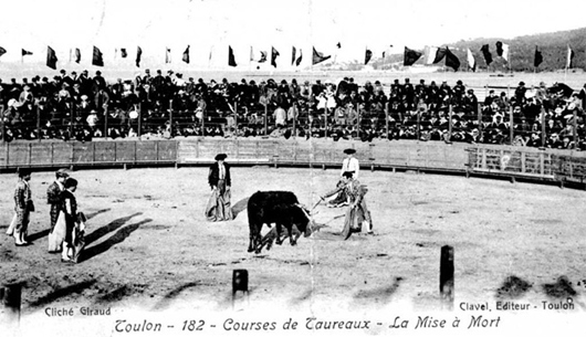 Il y avait des corridas à Toulon.