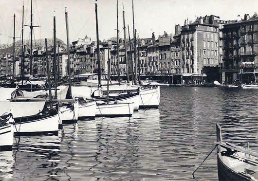 Le port de Toulon avant la Seconde Guerre mondiale.